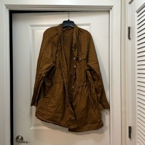 Torrid size 3 brown/tan military jacket